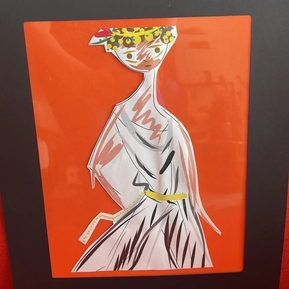 Handmade digital cutout book illustration by me nwt once purchased of my labels